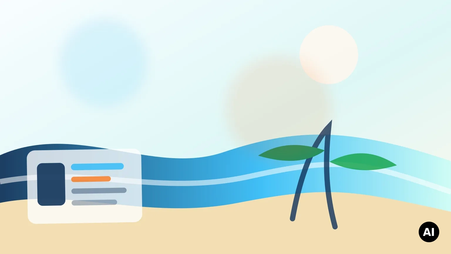 Comparação de roteiro entre Saona Island e Hoyo Azul em Punta Cana. Ilustração editorial, não uma fotografia de hotel.